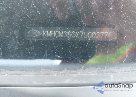 2007 Hyundai Accent Gs from USA, damaged, VIN KMHCM36CX7U002776